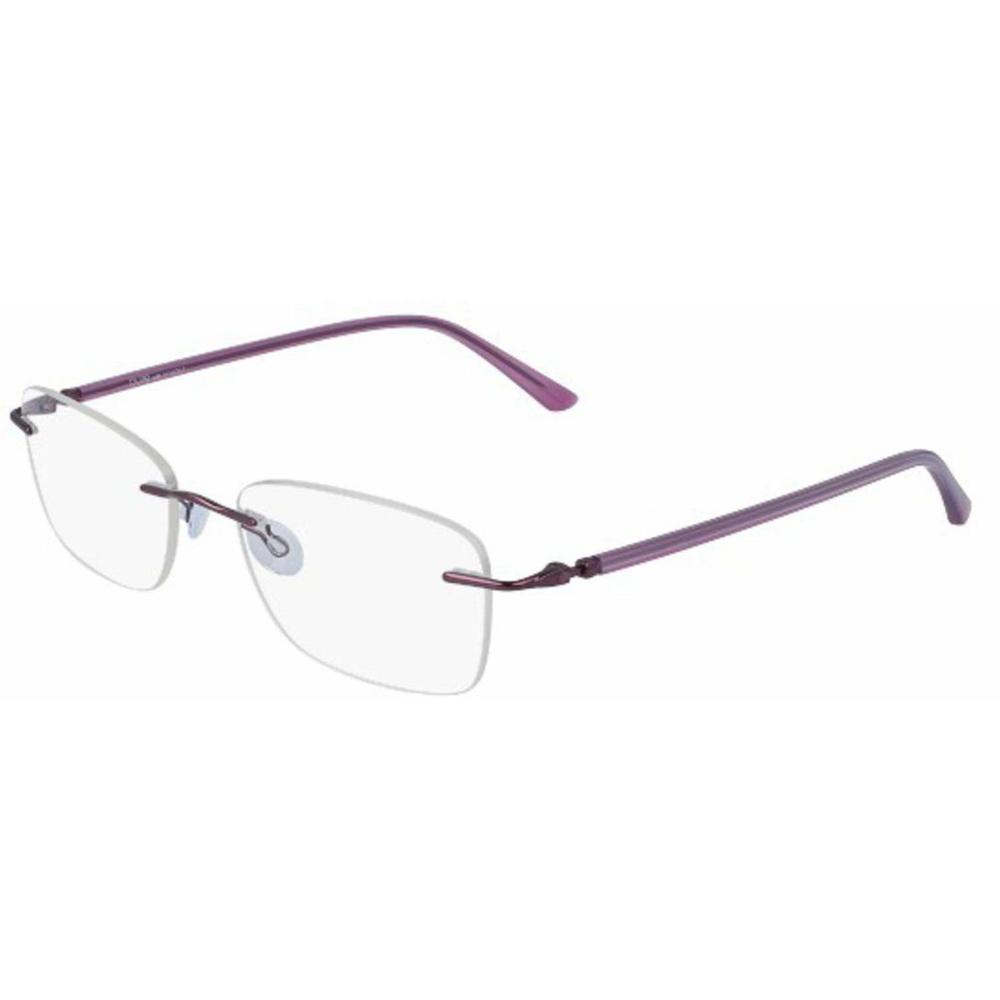 New AIRLOCK PURE Harmony 202 505 Plum Rimless Eyeglasses 54/18/140